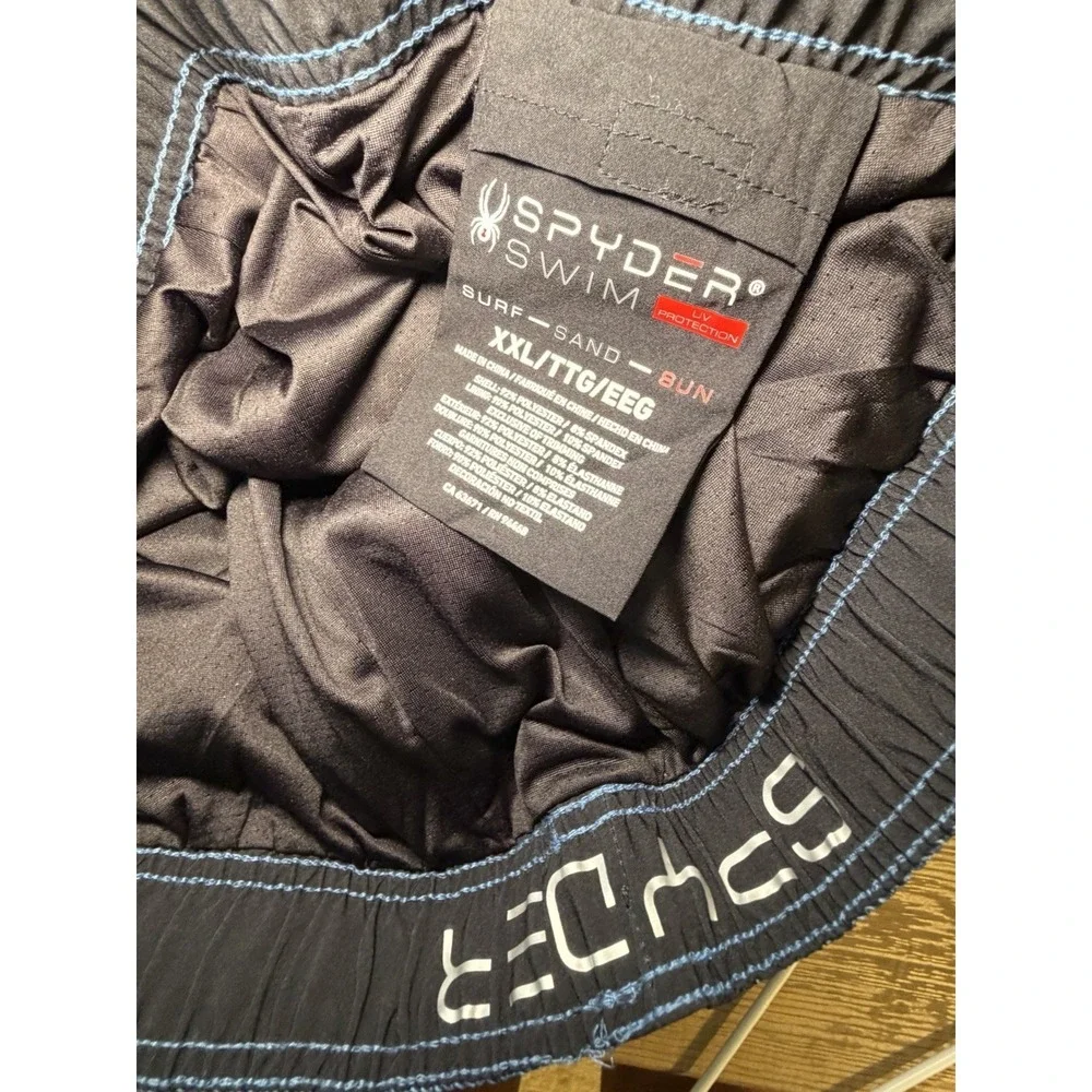 Spyder‎ Swim Mens 2XL Blue Swim Trunks Board Shorts 7.5